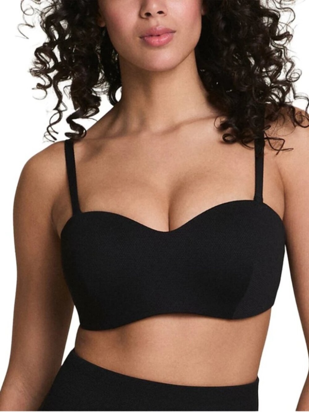 NWT Spanx Pique Bandeau Bikini Top XL A/B